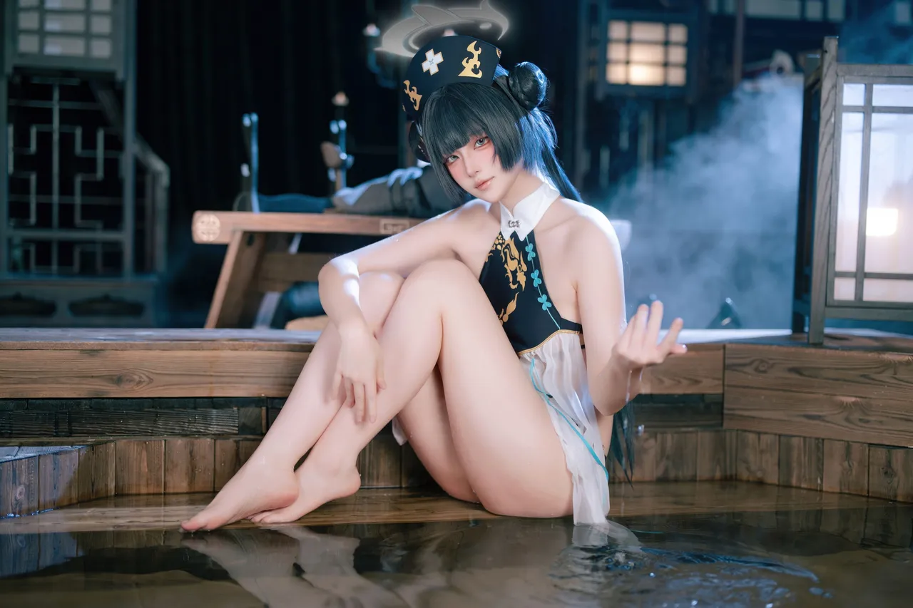 屿鱼 - 蔚蓝档案 妃咲同人护士 65P 358M-erohere41.webp