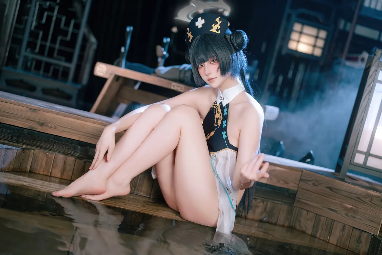 屿鱼 - 蔚蓝档案 妃咲同人护士 65P 358M-erohere42.webp