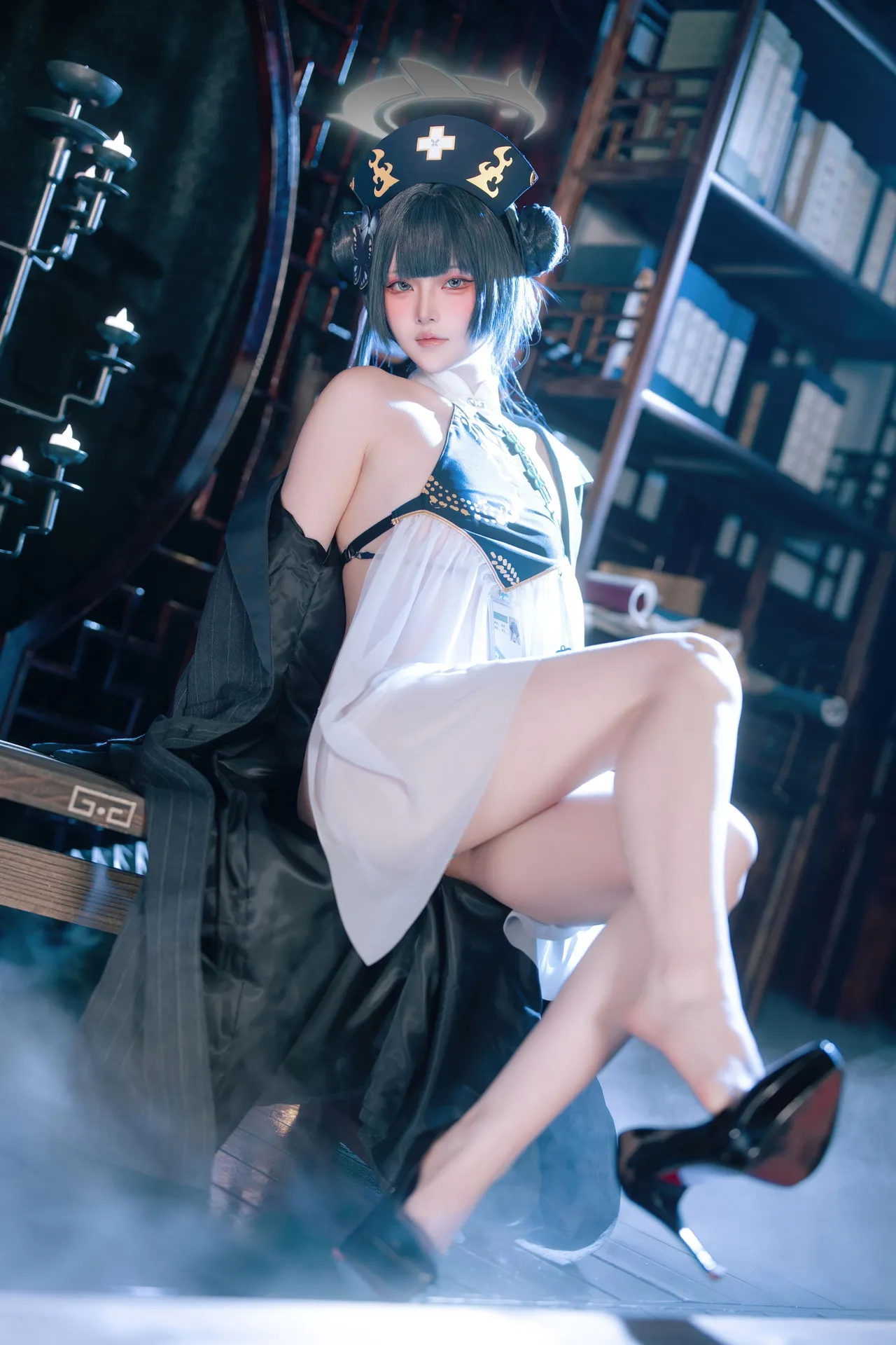 屿鱼 - 蔚蓝档案 妃咲同人护士 65P 358M-erohere5.webp