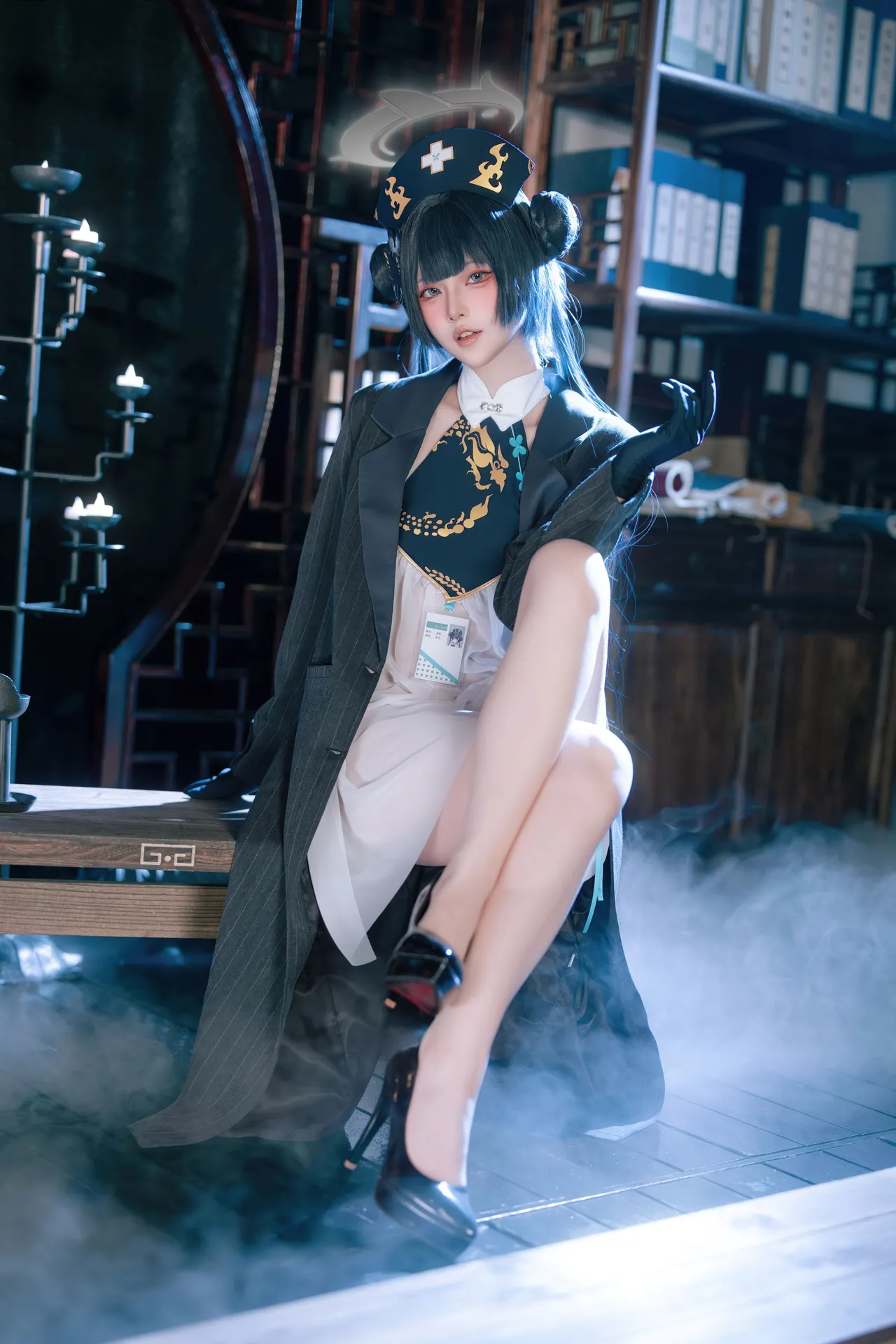 屿鱼 - 蔚蓝档案 妃咲同人护士 65P 358M-erohere7.webp