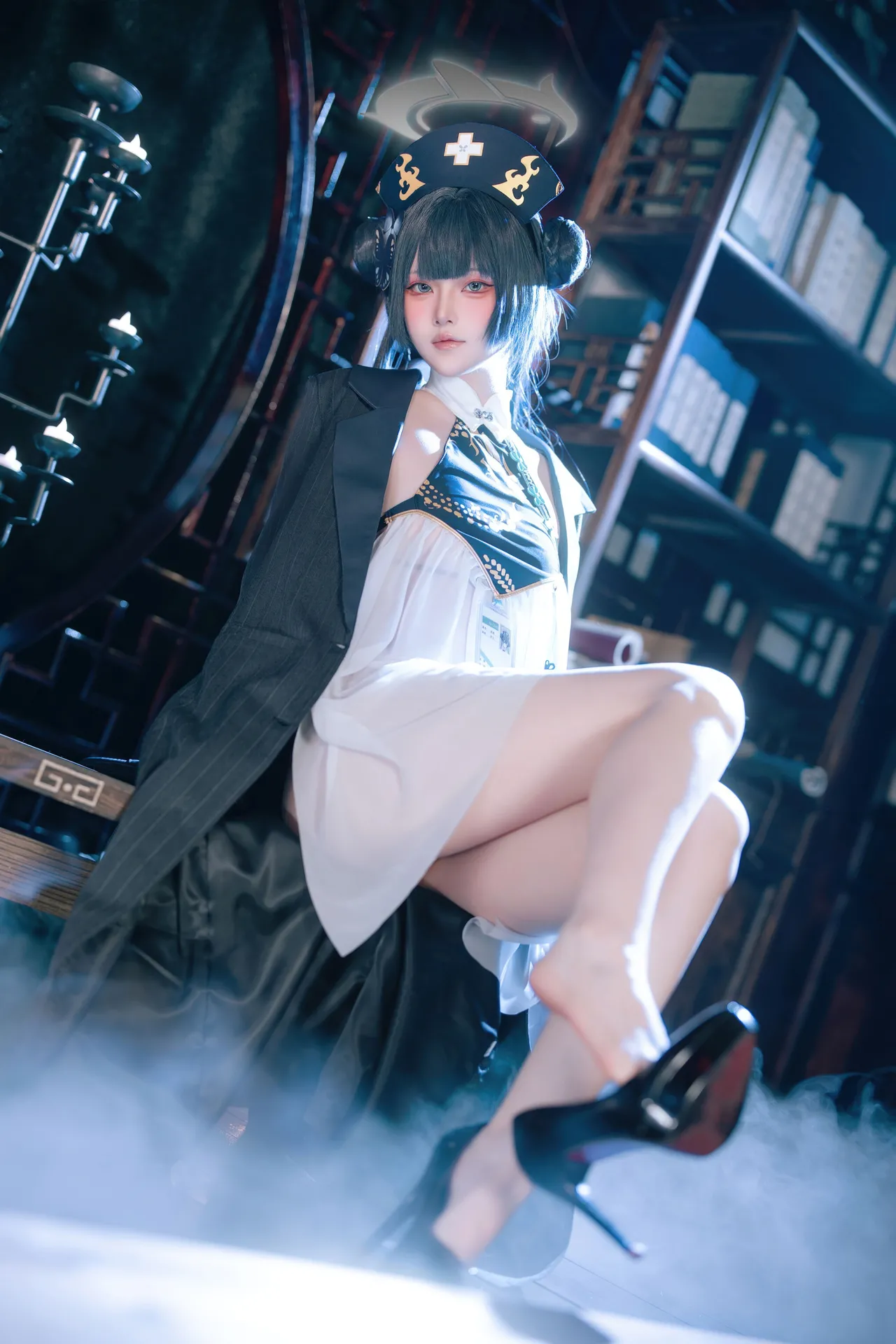 屿鱼 - 蔚蓝档案 妃咲同人护士 65P 358M-erohere9.webp