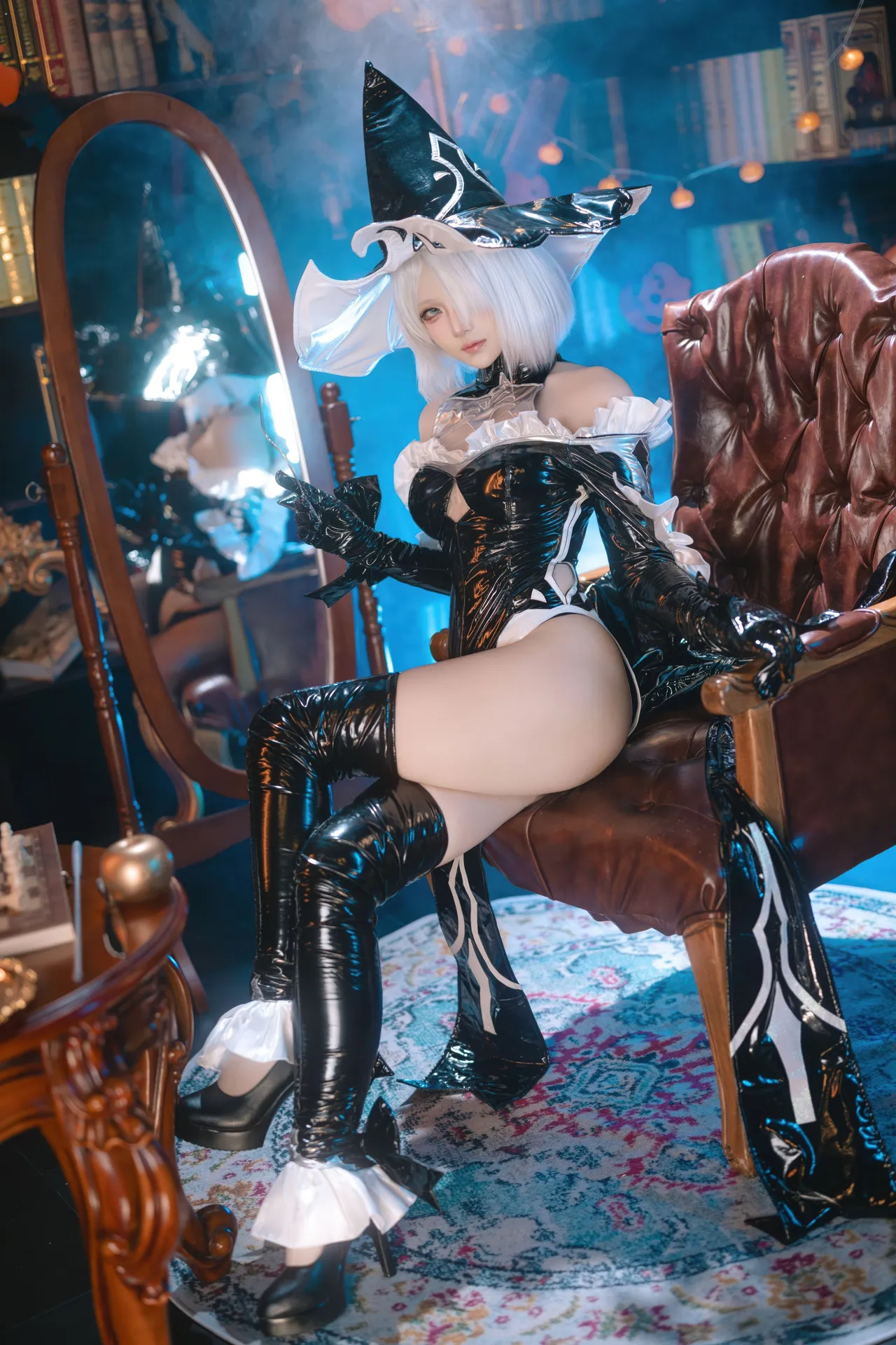 屿鱼Yukako - 尼尔：机械纪元 2B 万圣女巫同人-erohere31.webp