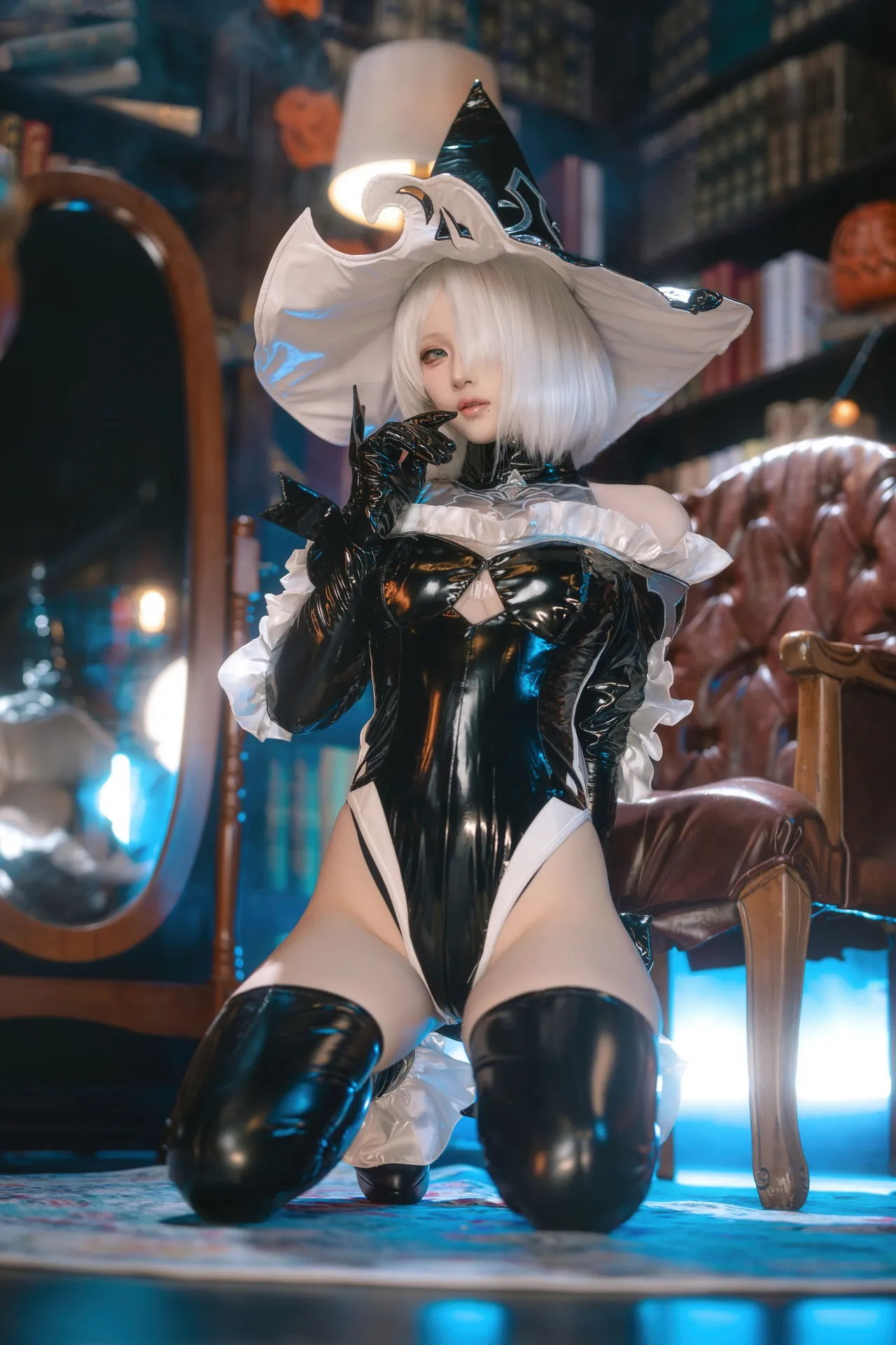 屿鱼Yukako - 尼尔：机械纪元 2B 万圣女巫同人-erohere43.webp