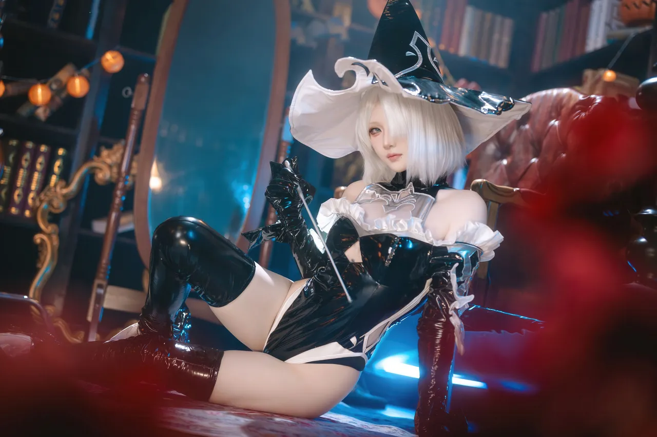 屿鱼Yukako - 尼尔：机械纪元 2B 万圣女巫同人-erohere61.webp