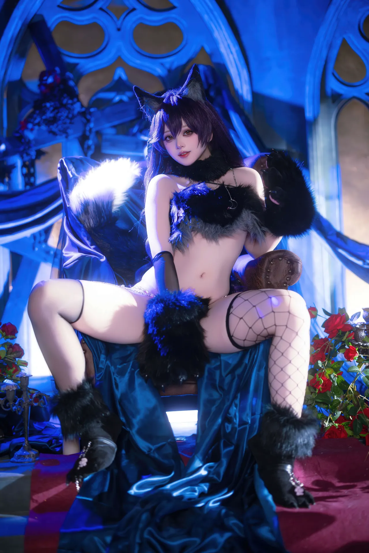 屿鱼Yukako - 碧蓝航线 爱宕 狼人-erohere36.webp