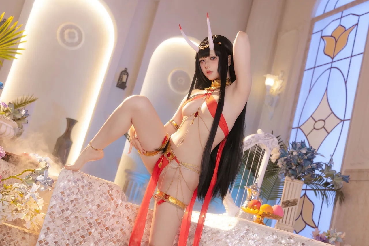 屿鱼Yukako - 碧蓝航线 能代 赤纱浴影-erohere32.webp