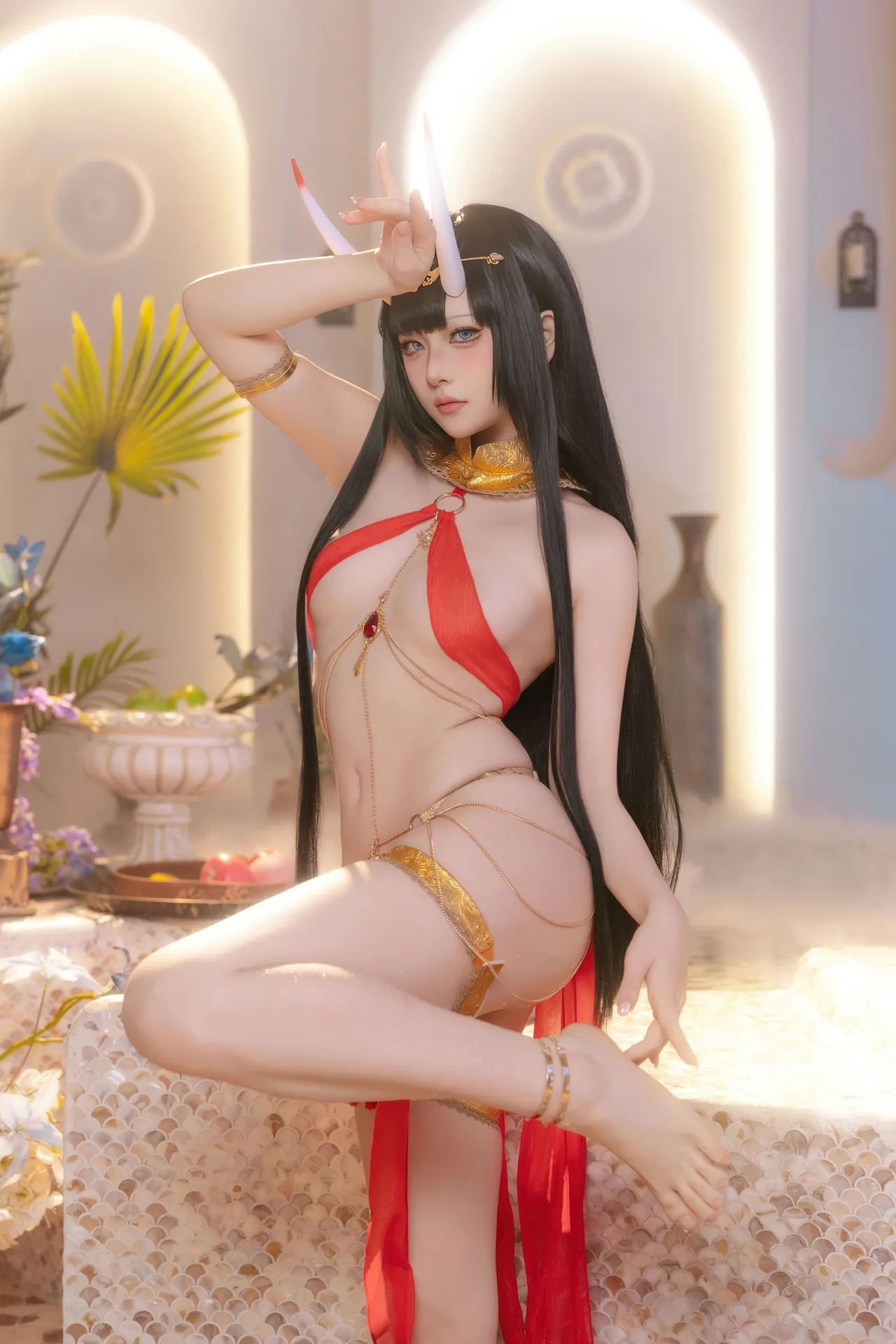 屿鱼Yukako - 碧蓝航线 能代 赤纱浴影-erohere4.webp
