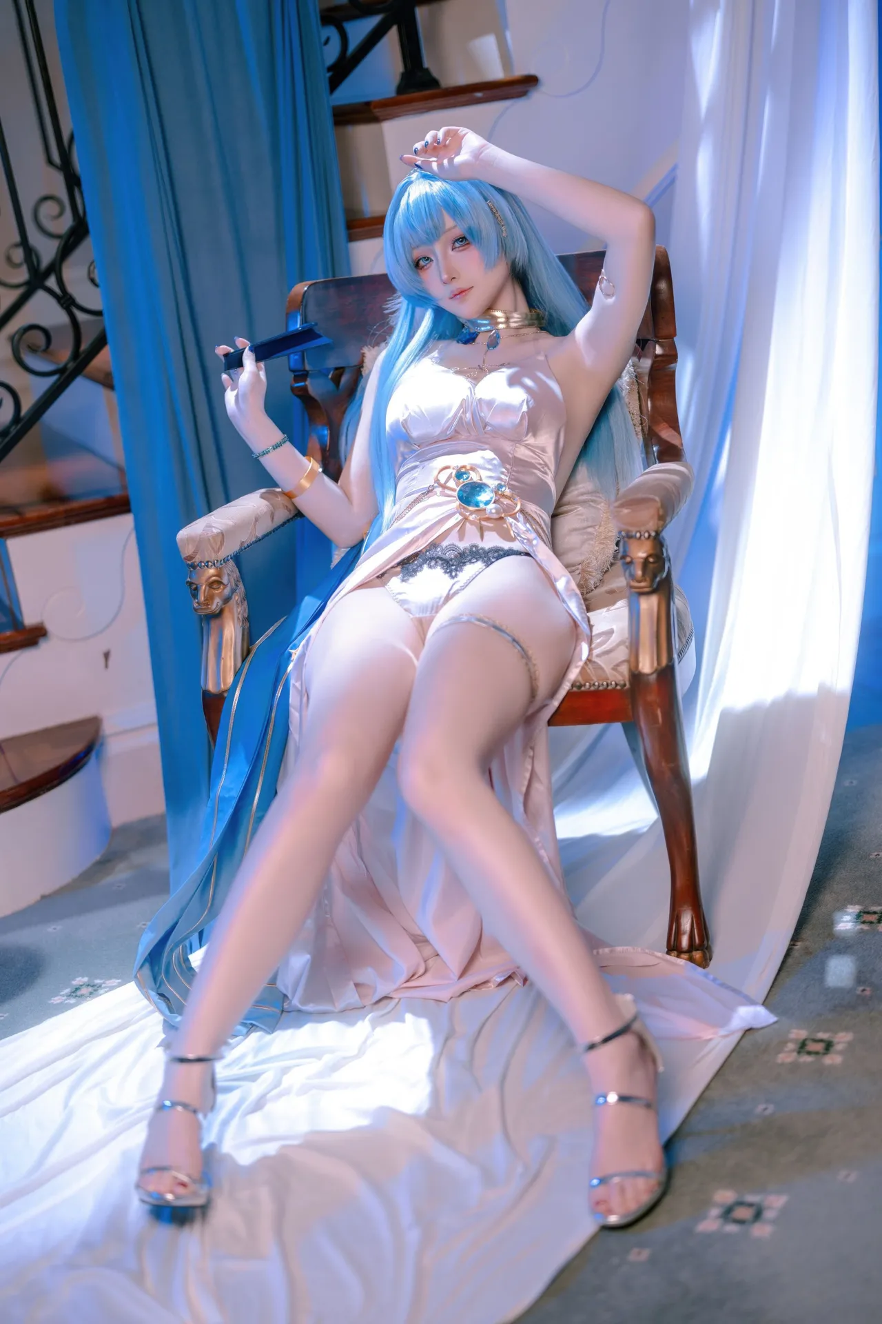 屿鱼Yukako - 胜利女神：妮姬 海伦 礼服-erohere16.webp