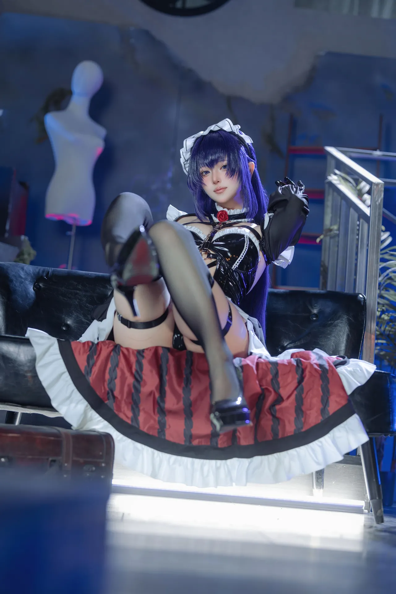 屿鱼Yukako - 胜利女神：妮姬 米哈拉 咖啡女仆-erohere12.webp