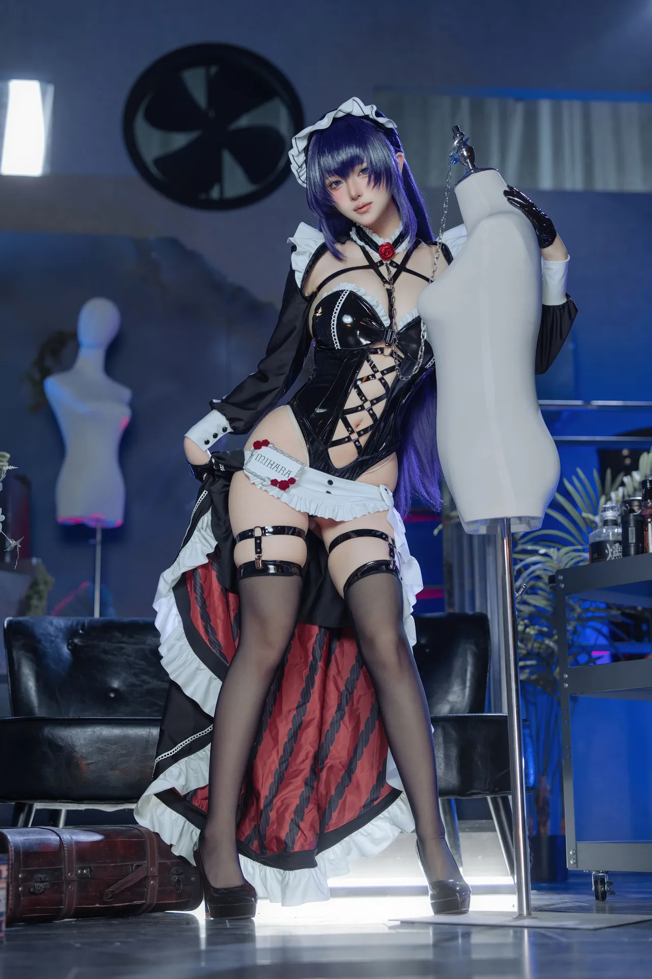 屿鱼Yukako - 胜利女神：妮姬 米哈拉 咖啡女仆-erohere48.webp