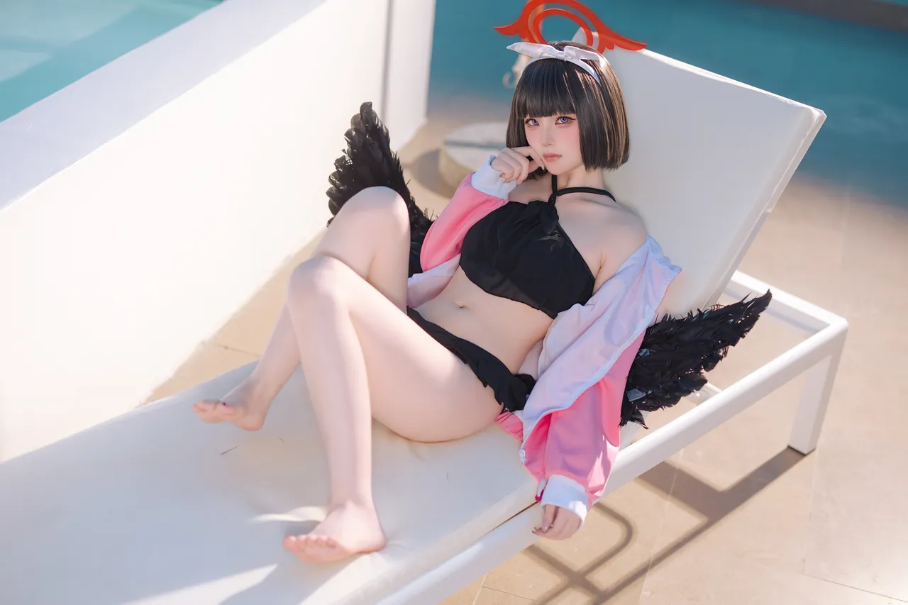 屿鱼Yukako - 蔚蓝档案 静山真白 泳装-erohere10.webp