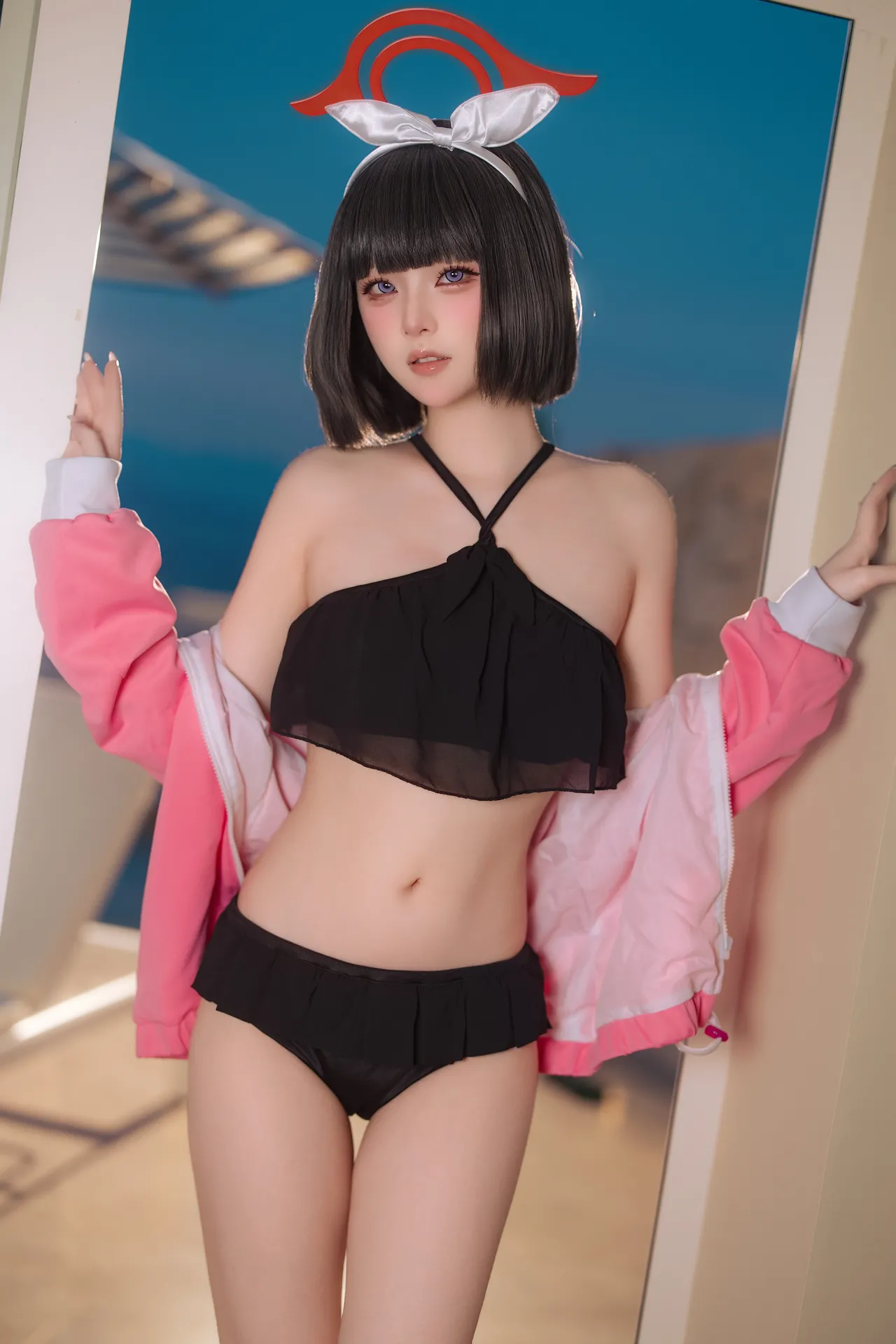 屿鱼Yukako - 蔚蓝档案 静山真白 泳装-erohere17.webp