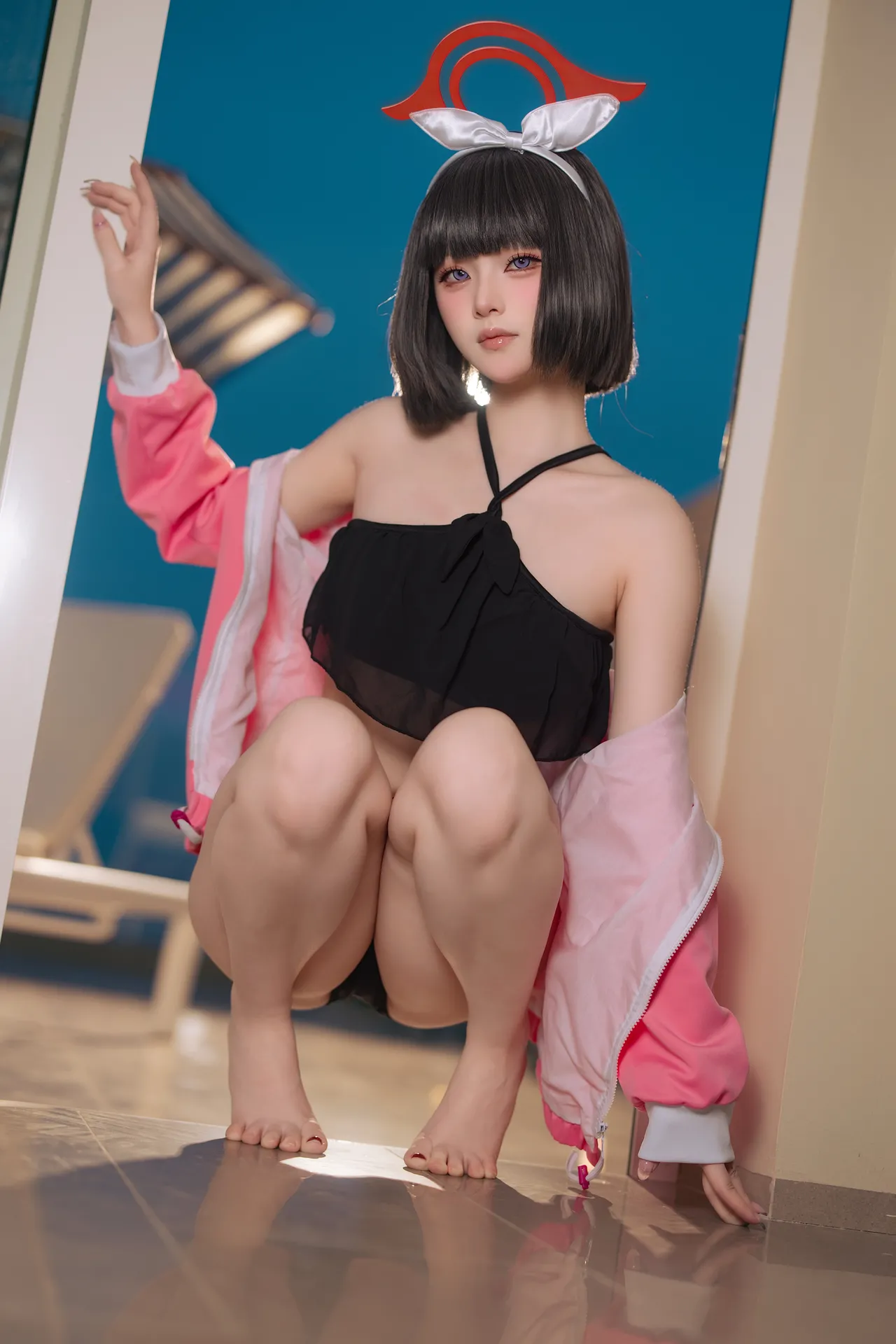 屿鱼Yukako - 蔚蓝档案 静山真白 泳装-erohere19.webp