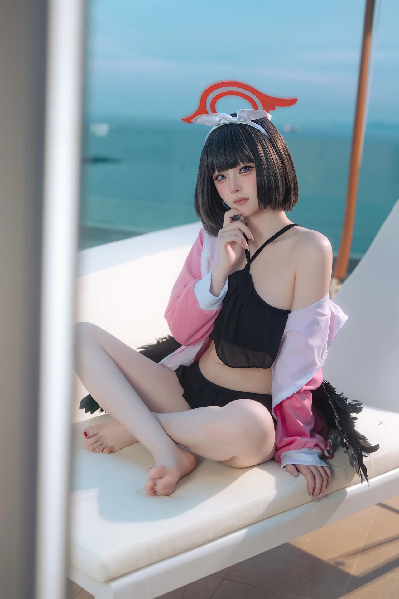 屿鱼Yukako - 蔚蓝档案 静山真白 泳装-erohere2.webp