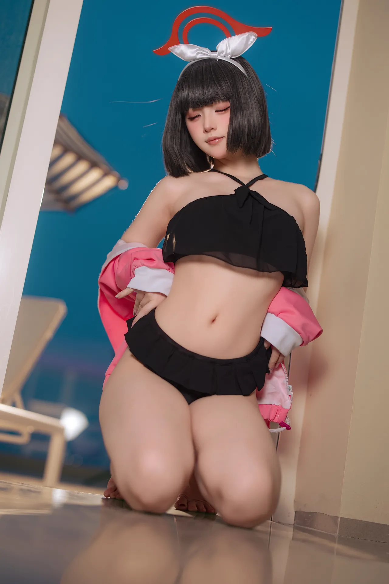 屿鱼Yukako - 蔚蓝档案 静山真白 泳装-erohere20.webp