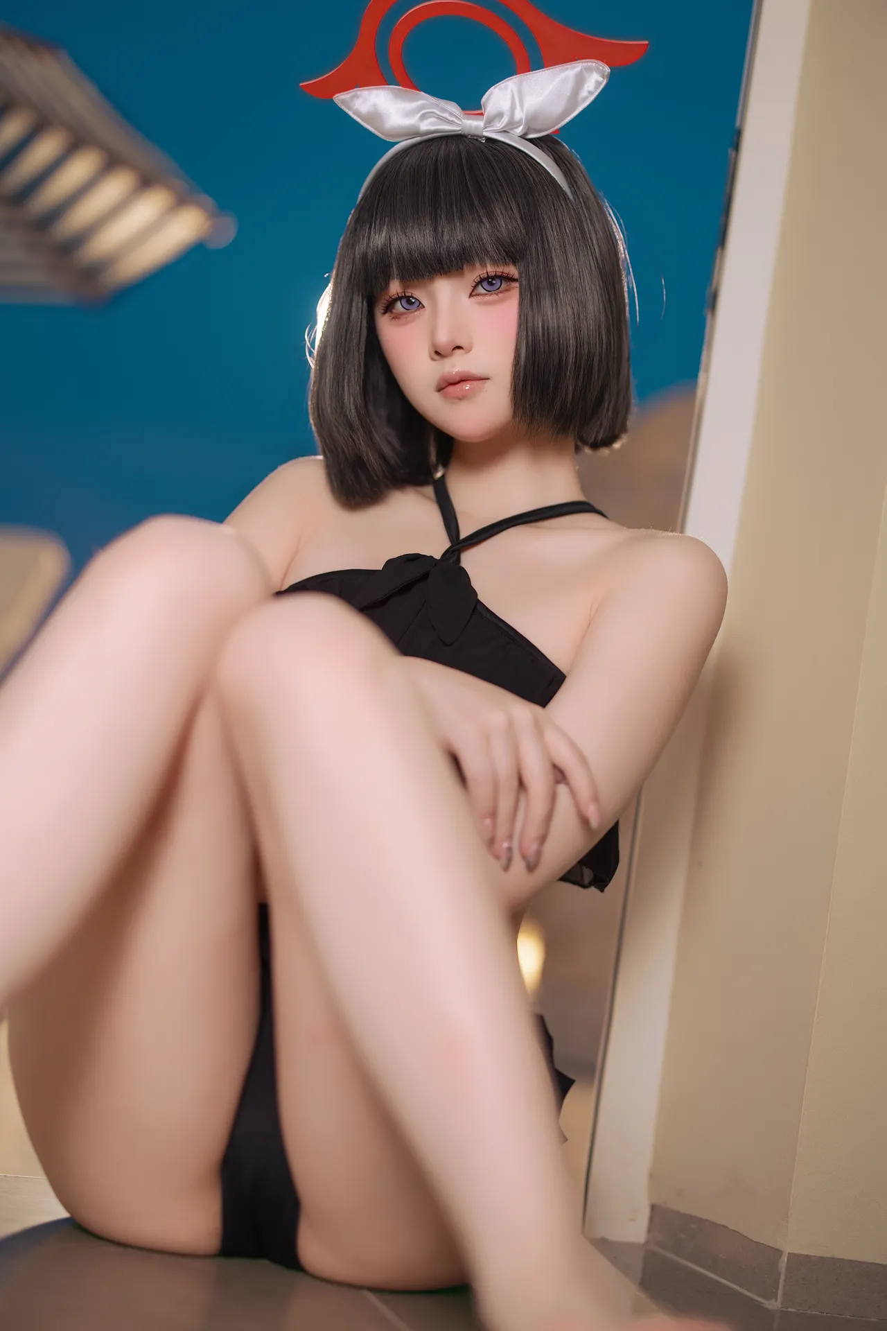 屿鱼Yukako - 蔚蓝档案 静山真白 泳装-erohere23.webp