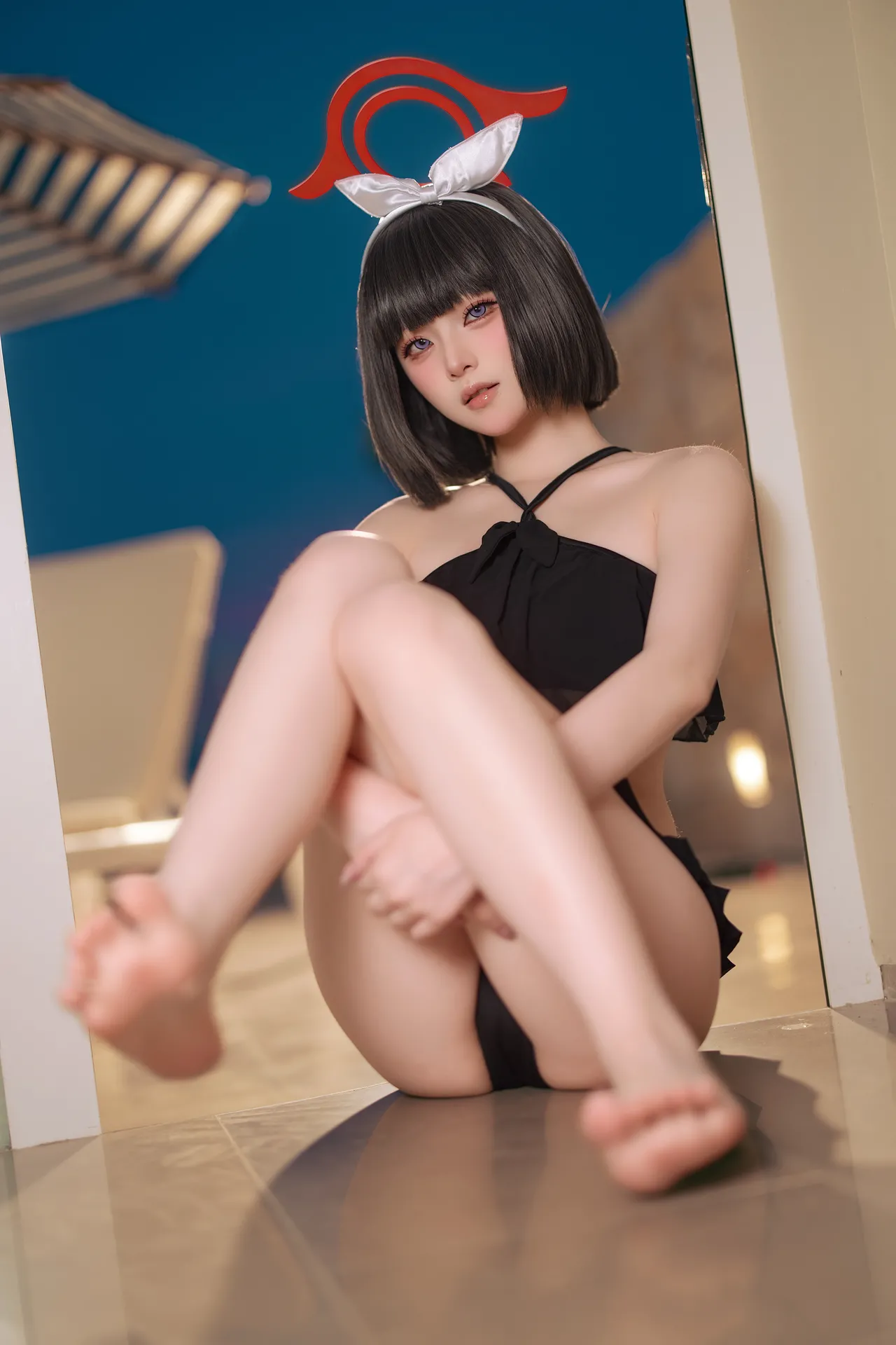屿鱼Yukako - 蔚蓝档案 静山真白 泳装-erohere25.webp