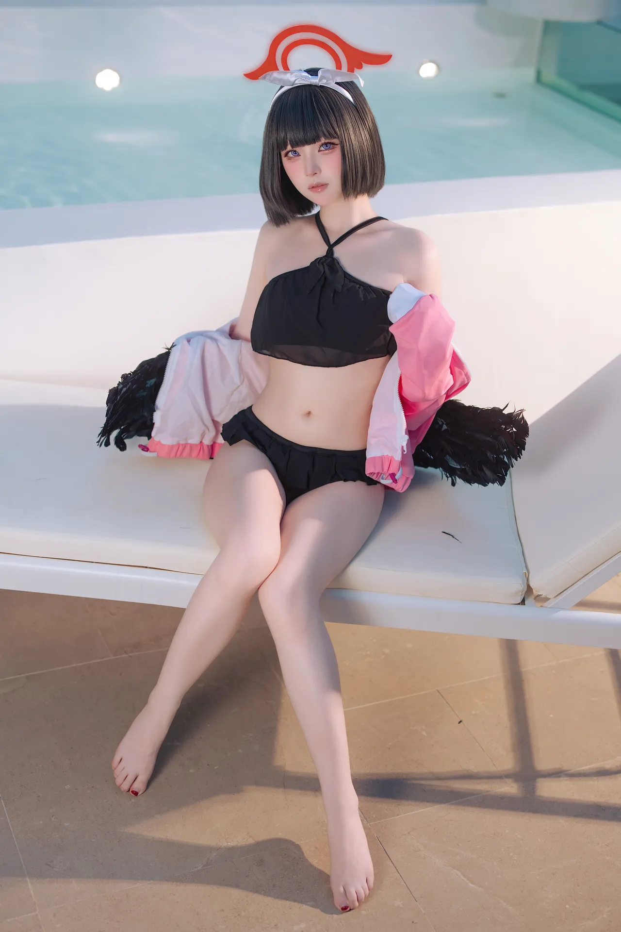 屿鱼Yukako - 蔚蓝档案 静山真白 泳装-erohere8.webp