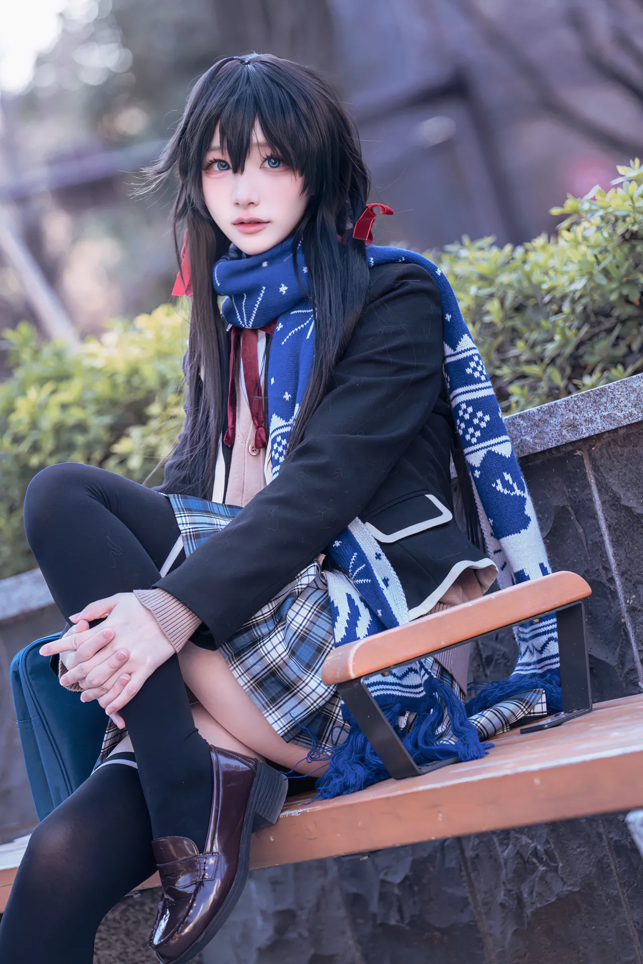 幼愛youmeko - 我的青春恋爱物语果然有问题 雪之下雪乃 JK制服-erohere11.webp