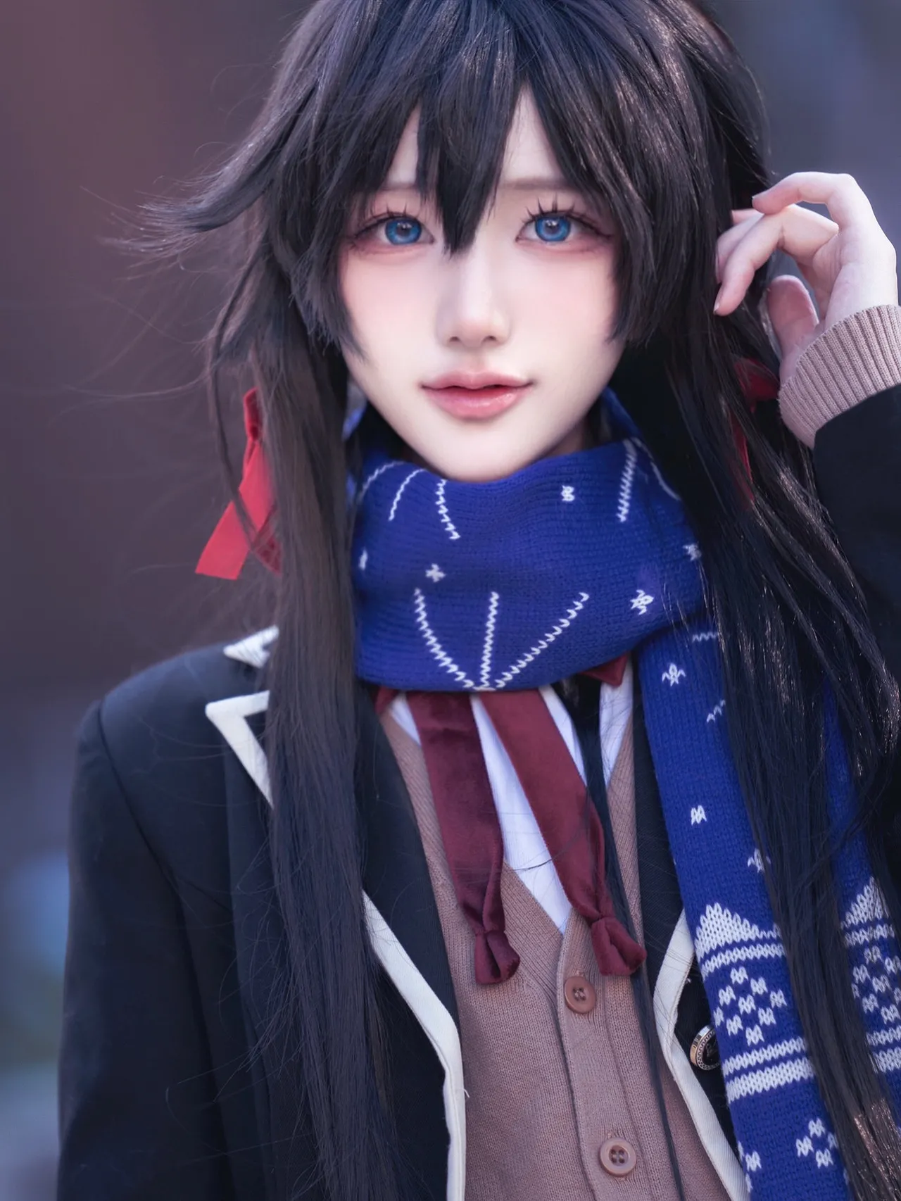 幼愛youmeko - 我的青春恋爱物语果然有问题 雪之下雪乃 JK制服-erohere13.webp