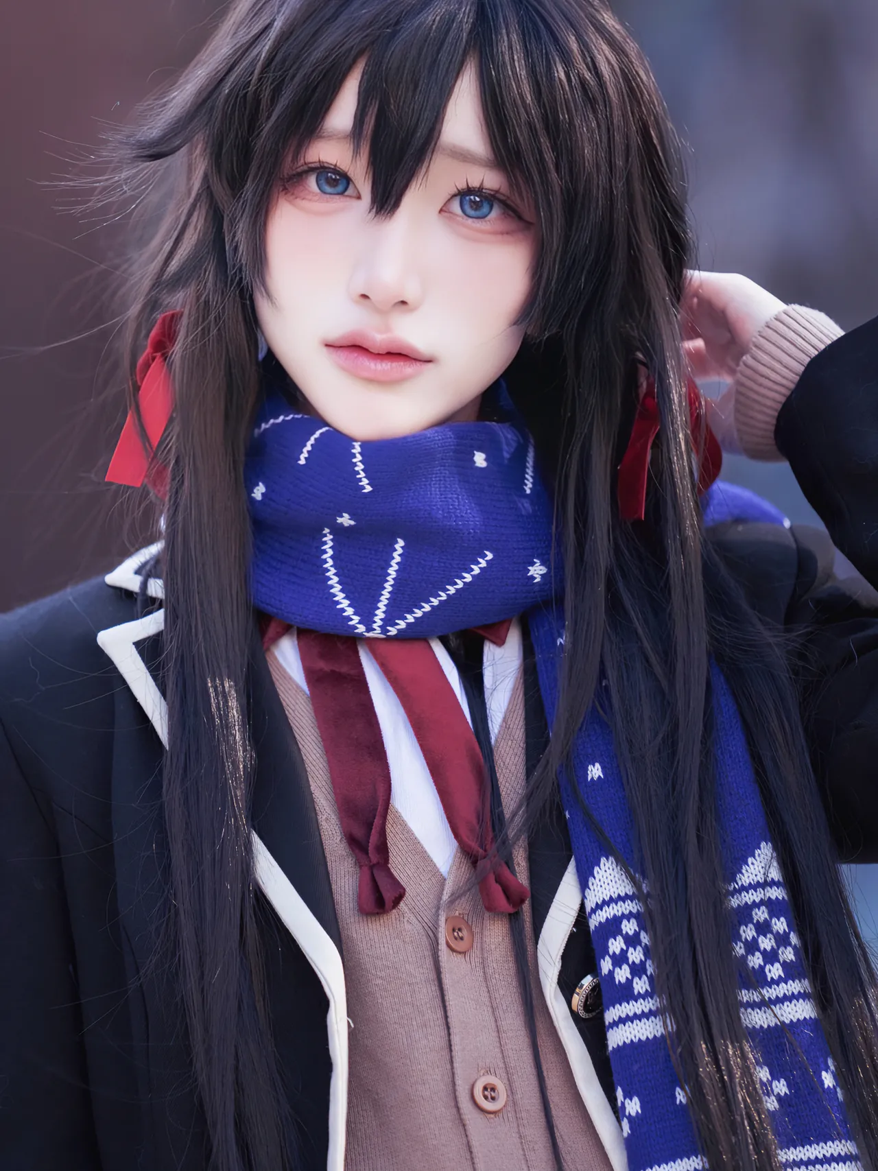 幼愛youmeko - 我的青春恋爱物语果然有问题 雪之下雪乃 JK制服-erohere14.webp