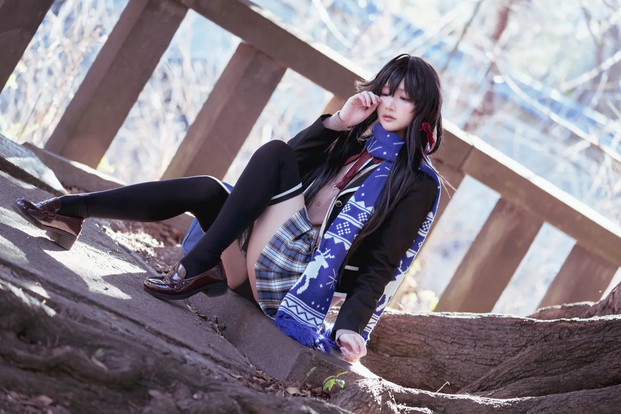 幼愛youmeko - 我的青春恋爱物语果然有问题 雪之下雪乃 JK制服-erohere18.webp