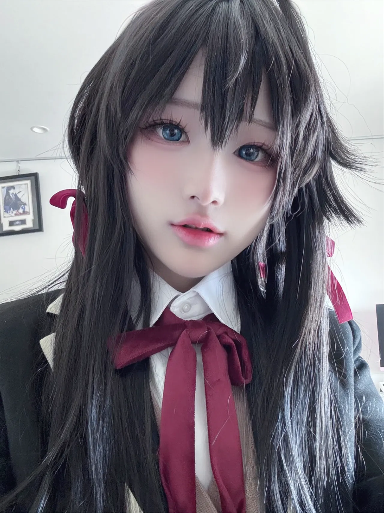 幼愛youmeko - 我的青春恋爱物语果然有问题 雪之下雪乃 JK制服-erohere23.webp