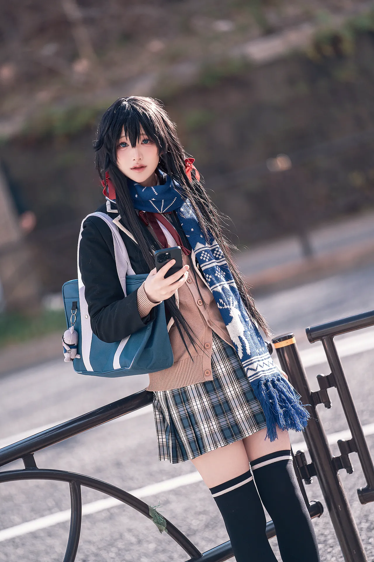 幼愛youmeko - 我的青春恋爱物语果然有问题 雪之下雪乃 JK制服-erohere4.webp