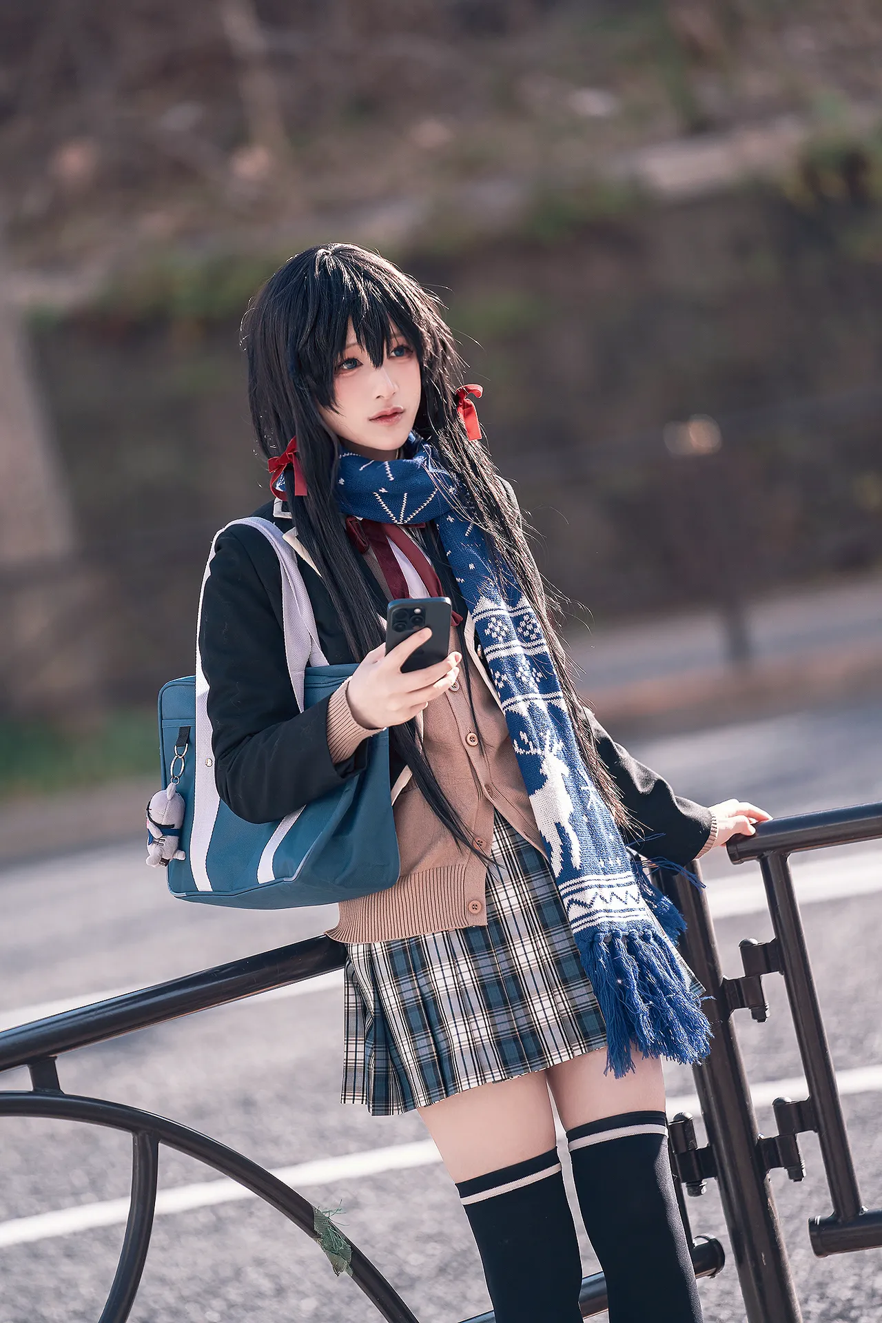 幼愛youmeko - 我的青春恋爱物语果然有问题 雪之下雪乃 JK制服-erohere5.webp