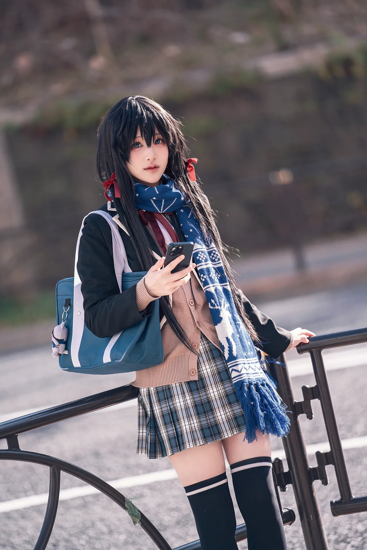 幼愛youmeko - 我的青春恋爱物语果然有问题 雪之下雪乃 JK制服-erohere6.webp