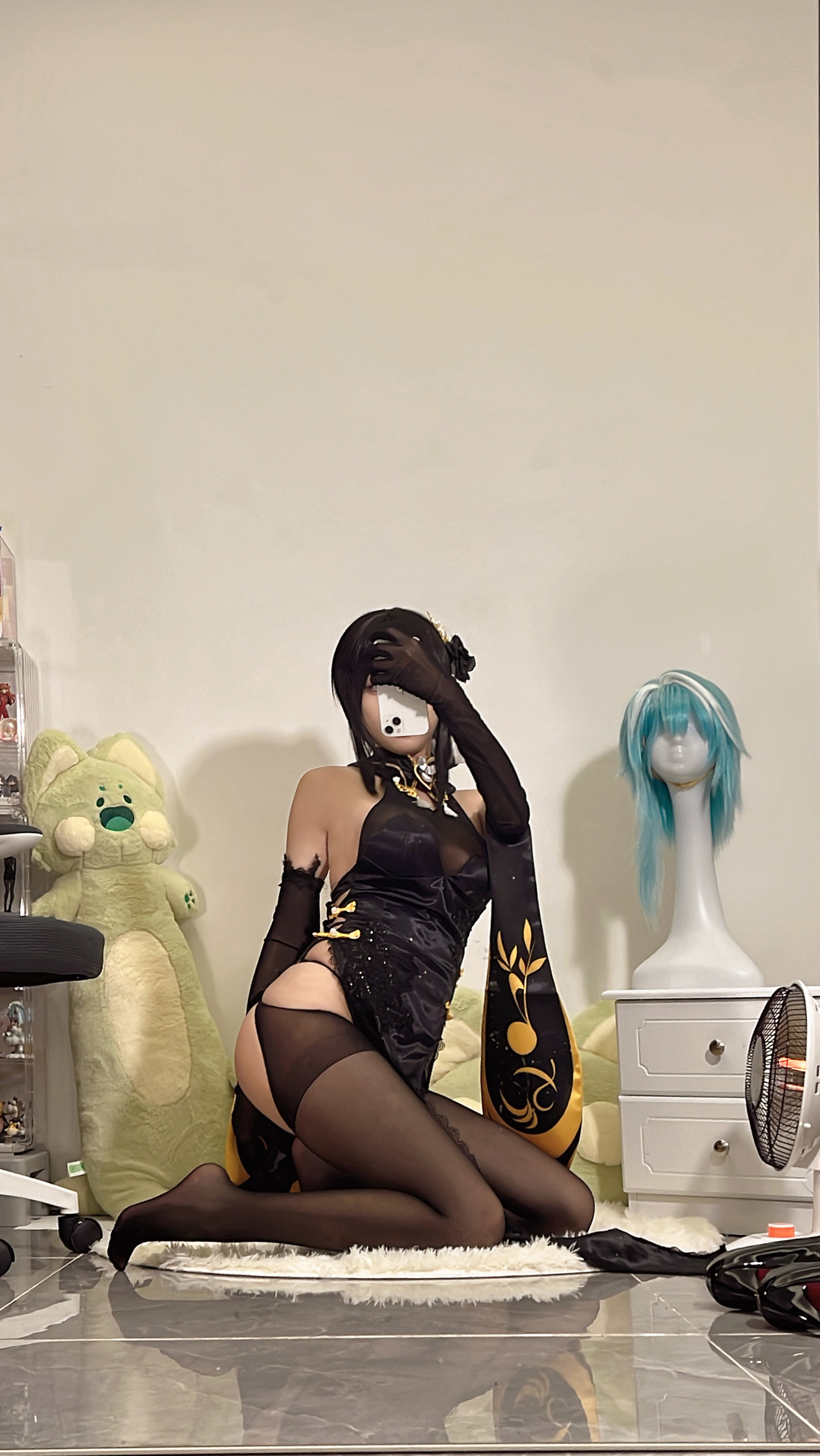 无影喵喵Ghost（影子喵Ghost） - 碧蓝航线 镇海 黑旗袍-erohere113.jpg