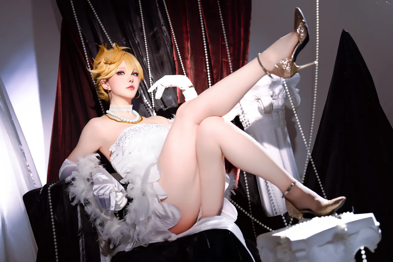 星之迟迟 - 吊带袜天使 潘迪礼服-erohere20.webp