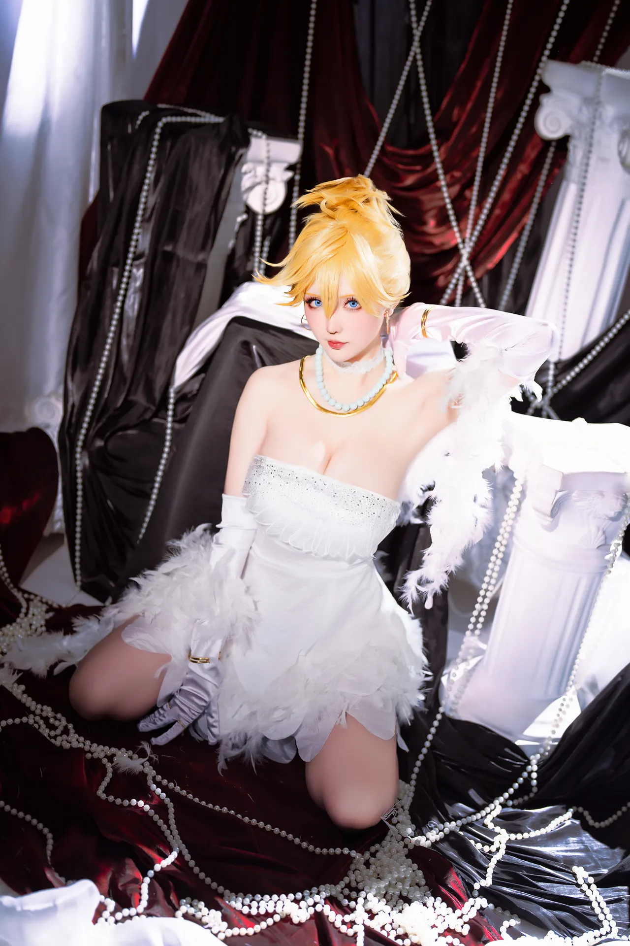 星之迟迟 - 吊带袜天使 潘迪礼服-erohere28.webp