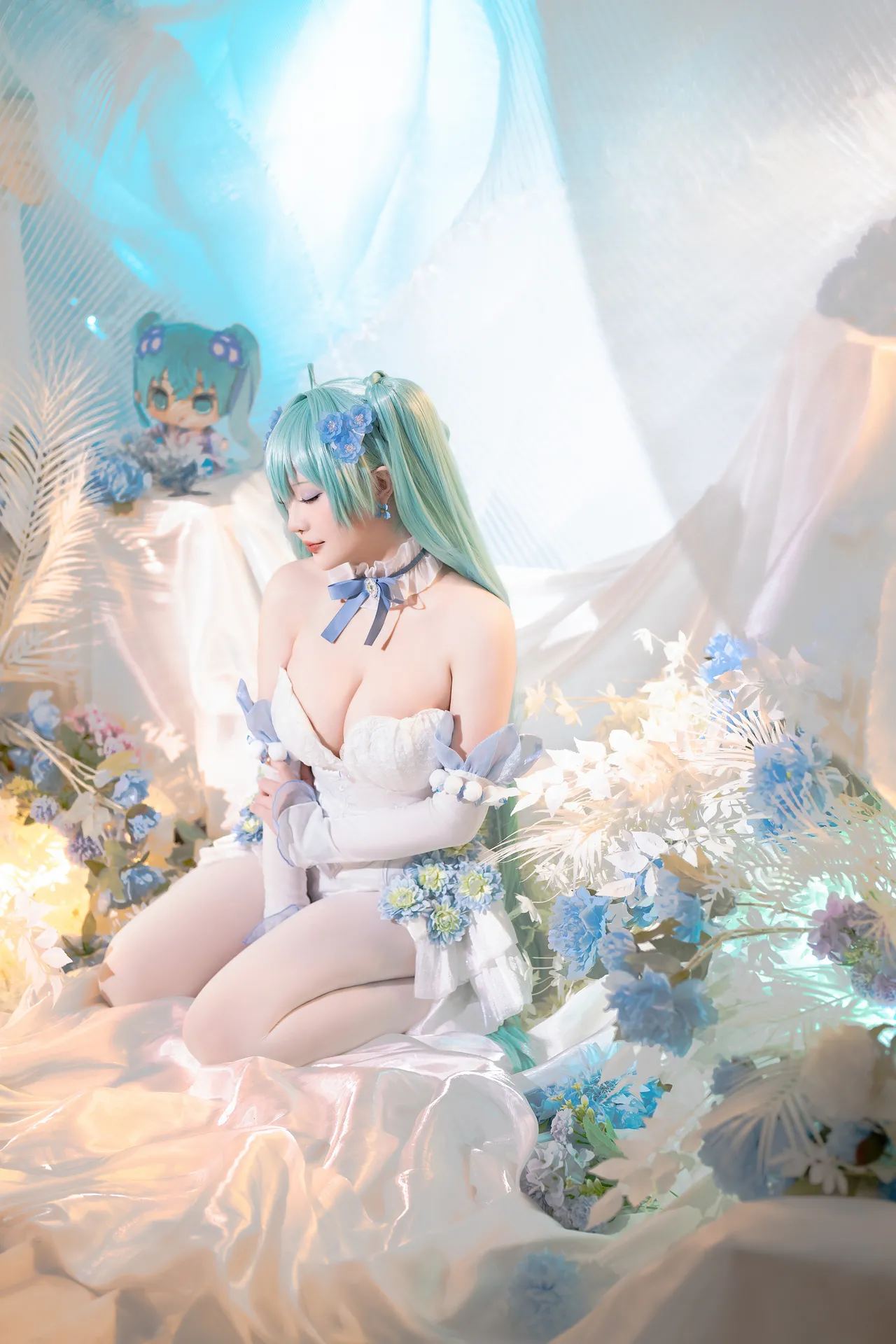 星之迟迟 - NO.215 2024年02月计划A 初音未来 粉蝶花精灵54P1V-4.51GB-erohere23.webp