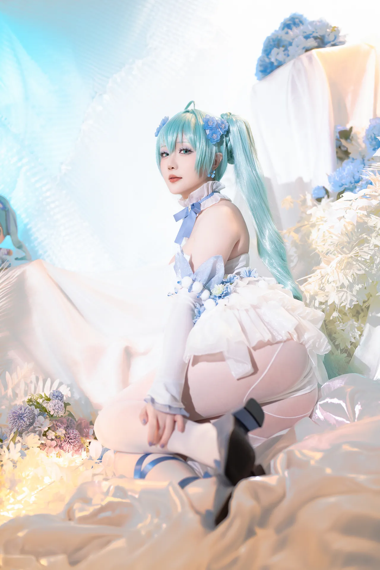 星之迟迟 - NO.215 2024年02月计划A 初音未来 粉蝶花精灵54P1V-4.51GB-erohere32.webp