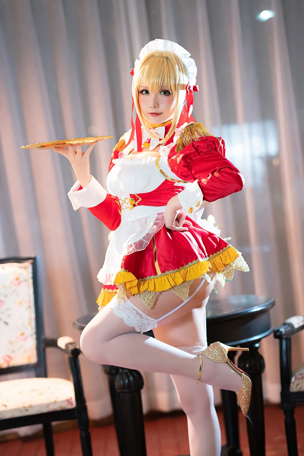 星之迟迟 - Nero Claudius maid (FGO)-erohere6.webp