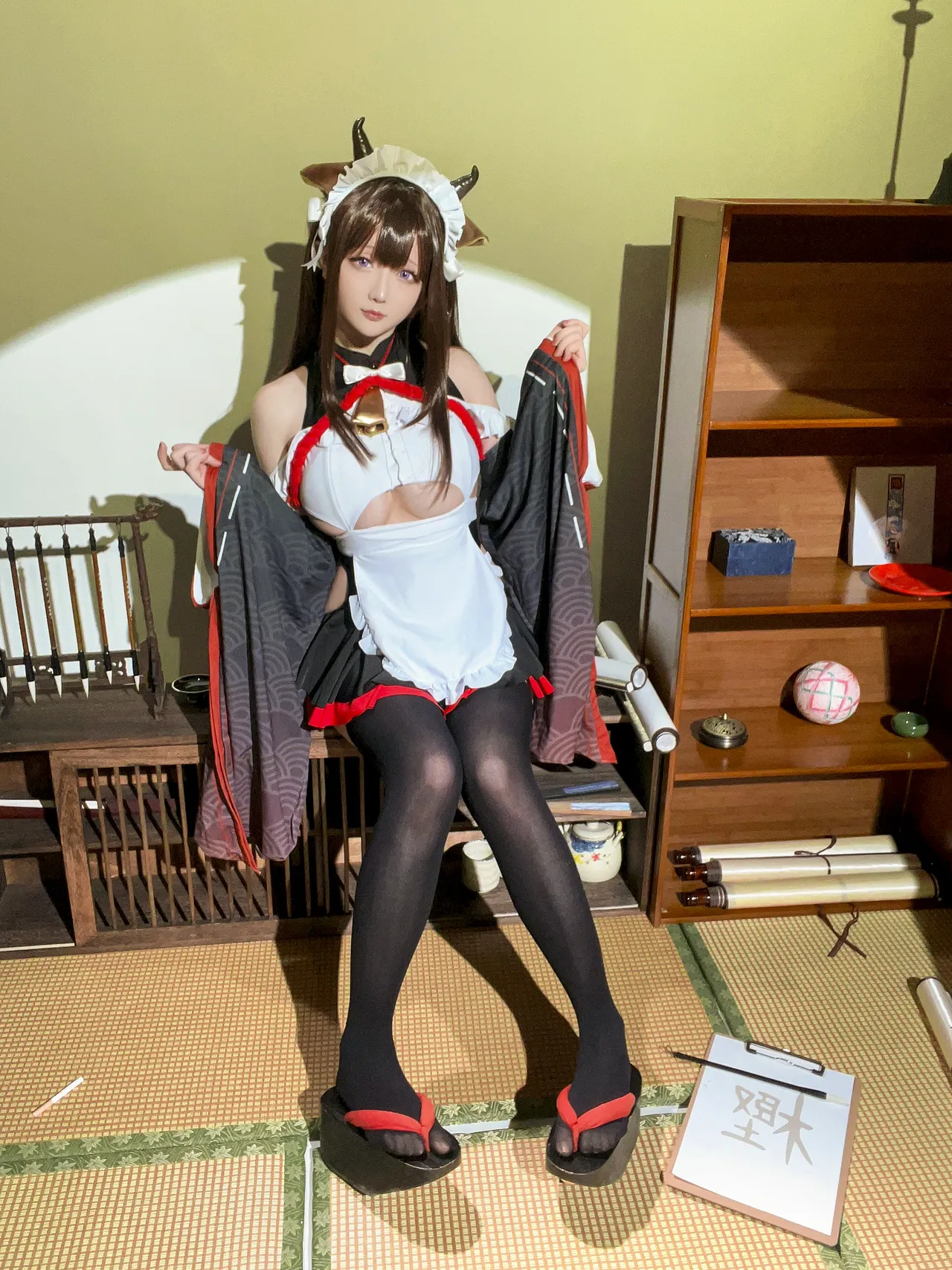 星之迟迟 2023-12月计划B - 碧蓝航线-樫野 女仆-erohere74.webp