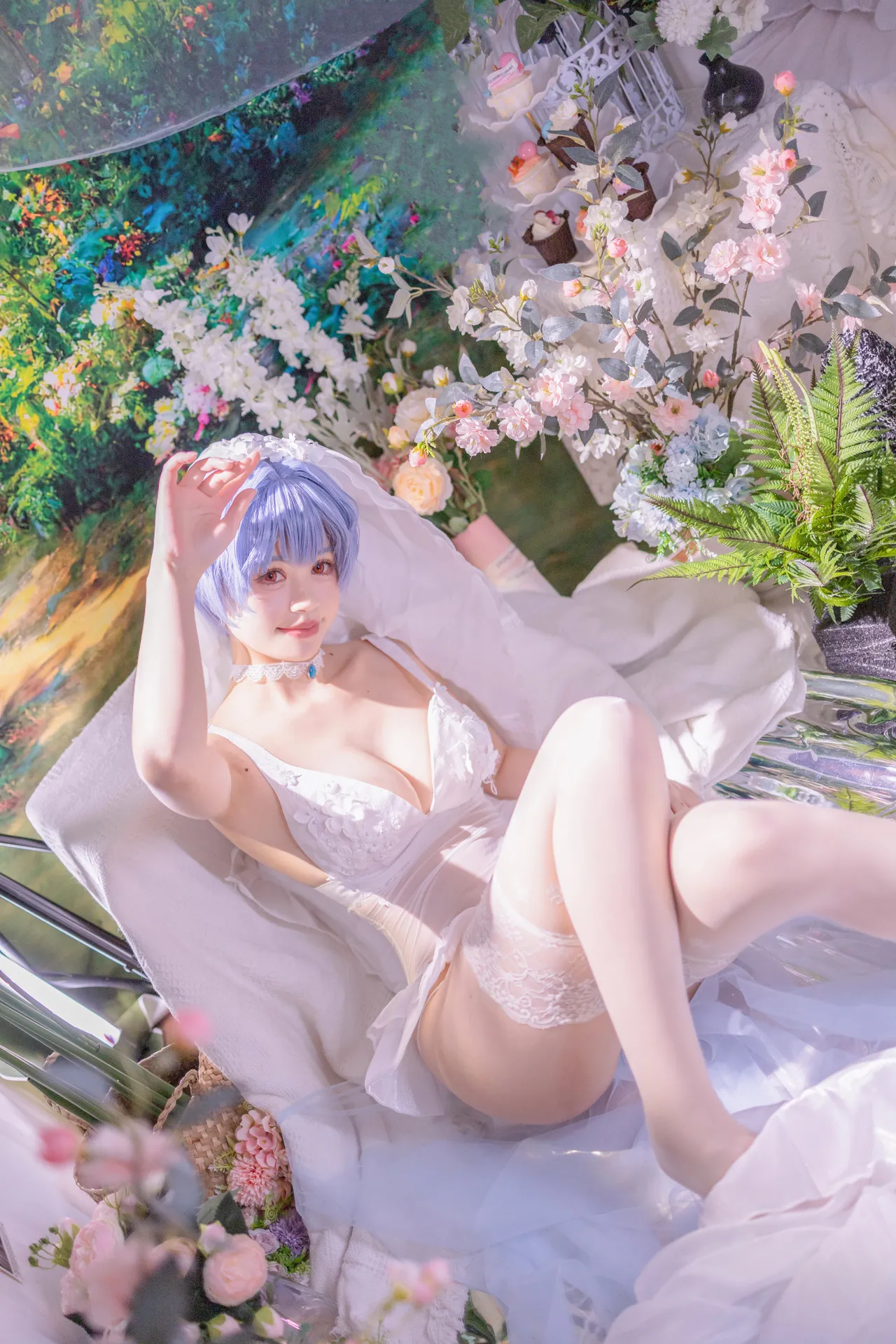 星黛鹿鹿（千反田鹿子） - EVA 绫波丽 花嫁-erohere13.webp