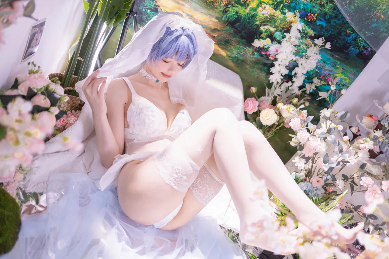 星黛鹿鹿（千反田鹿子） - EVA 绫波丽 花嫁-erohere18.webp
