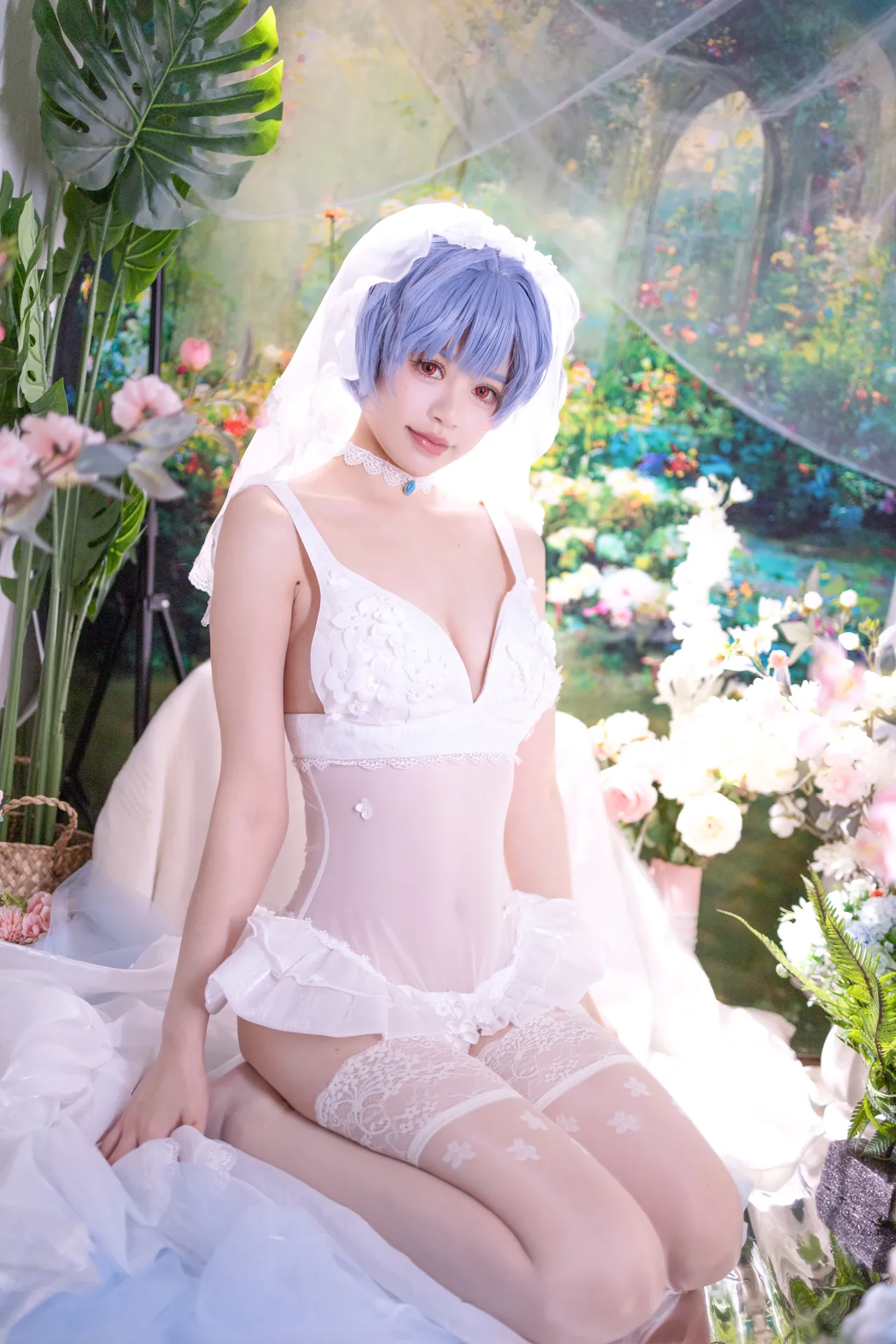 星黛鹿鹿（千反田鹿子） - EVA 绫波丽 花嫁-erohere2.webp