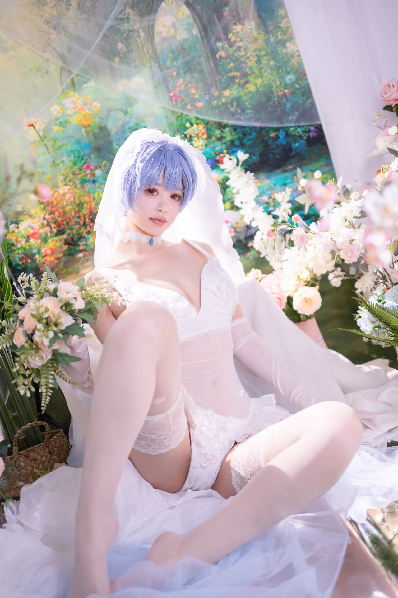 星黛鹿鹿（千反田鹿子） - EVA 绫波丽 花嫁-erohere21.webp
