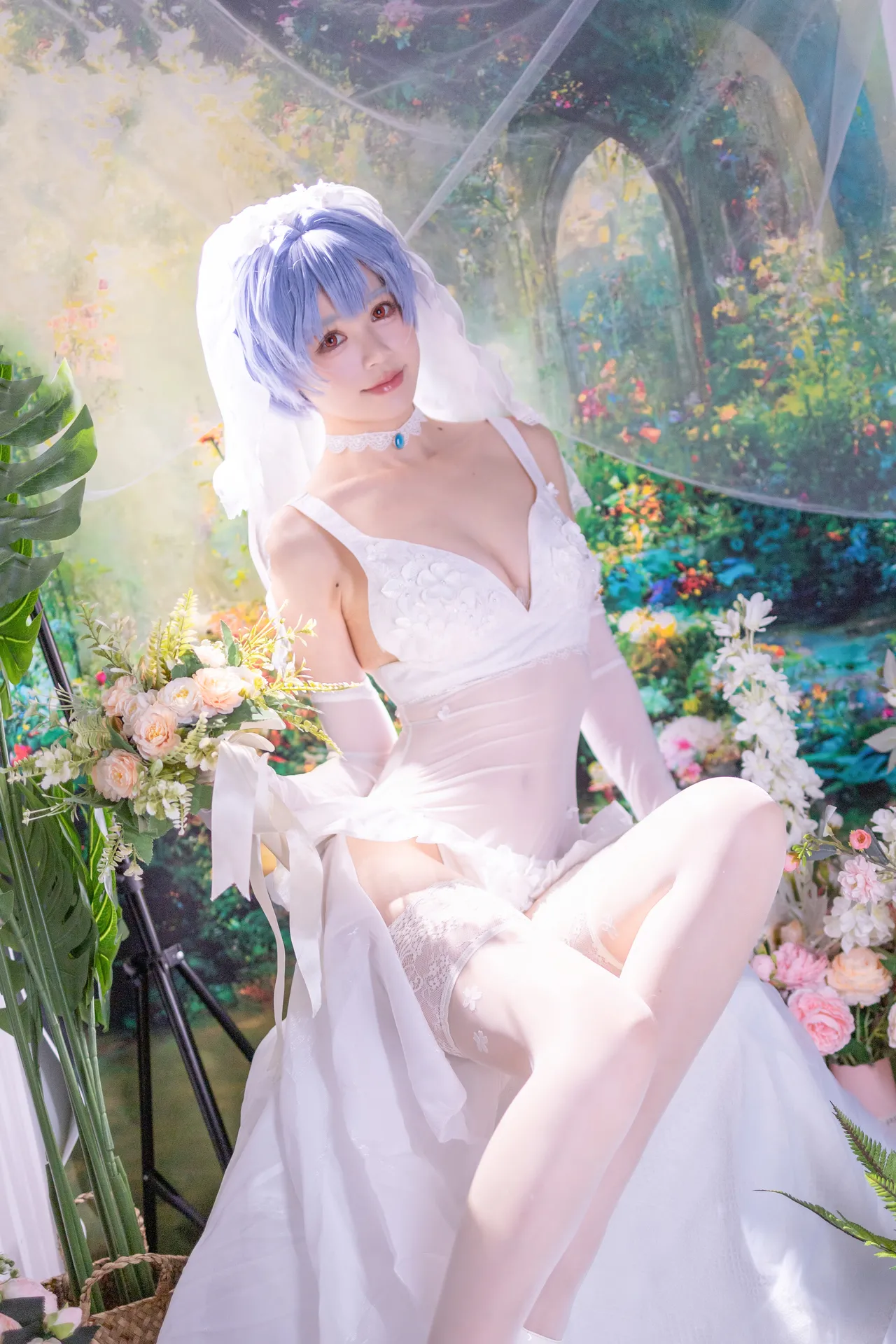 星黛鹿鹿（千反田鹿子） - EVA 绫波丽 花嫁-erohere22.webp