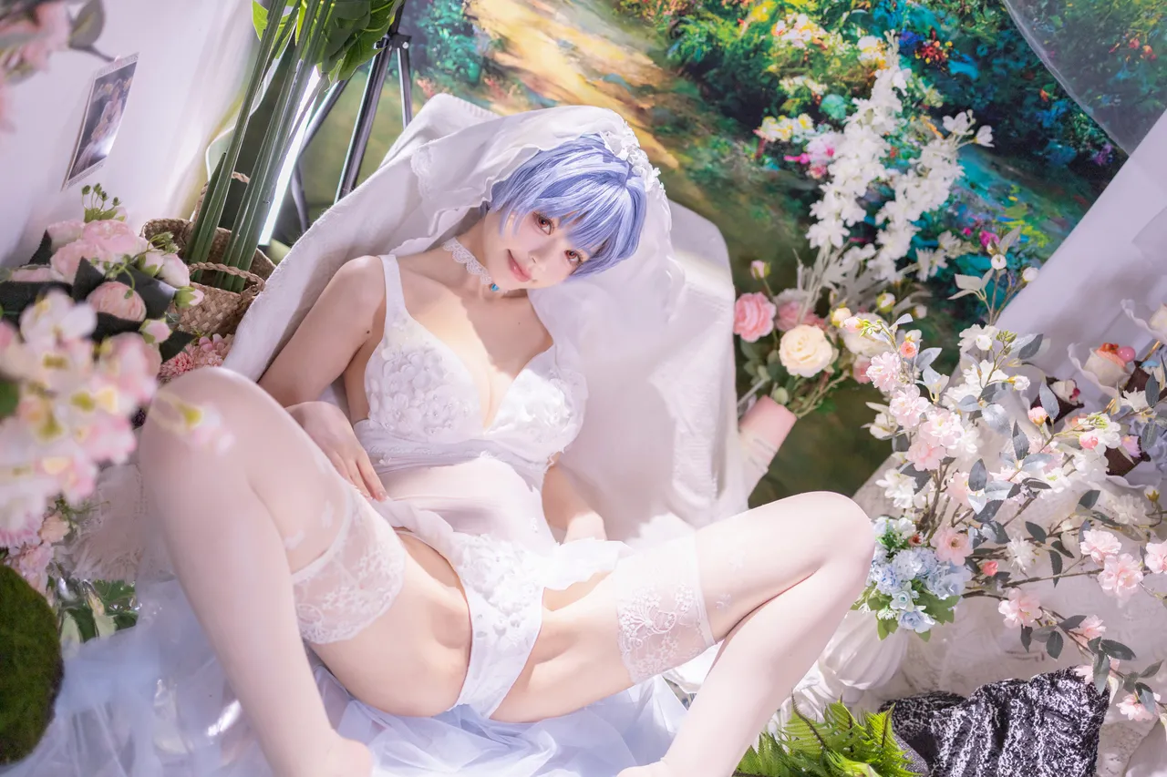 星黛鹿鹿（千反田鹿子） - EVA 绫波丽 花嫁-erohere25.webp