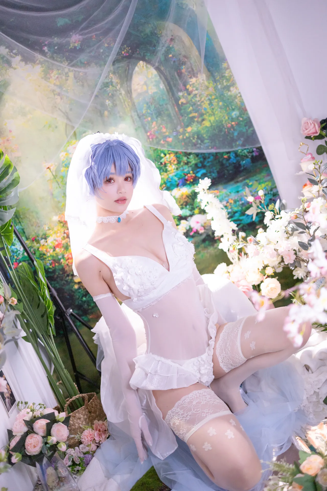 星黛鹿鹿（千反田鹿子） - EVA 绫波丽 花嫁-erohere3.webp