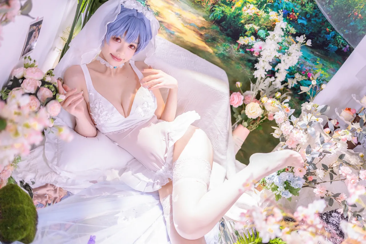 星黛鹿鹿（千反田鹿子） - EVA 绫波丽 花嫁-erohere36.webp