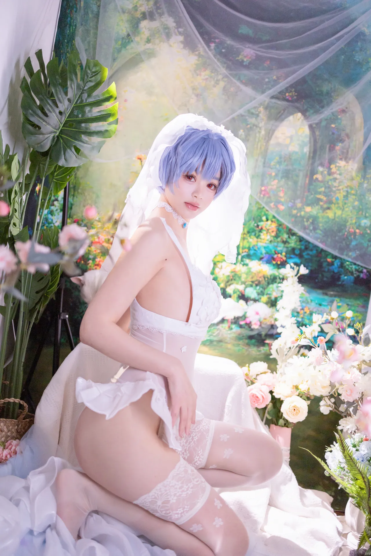 星黛鹿鹿（千反田鹿子） - EVA 绫波丽 花嫁-erohere5.webp