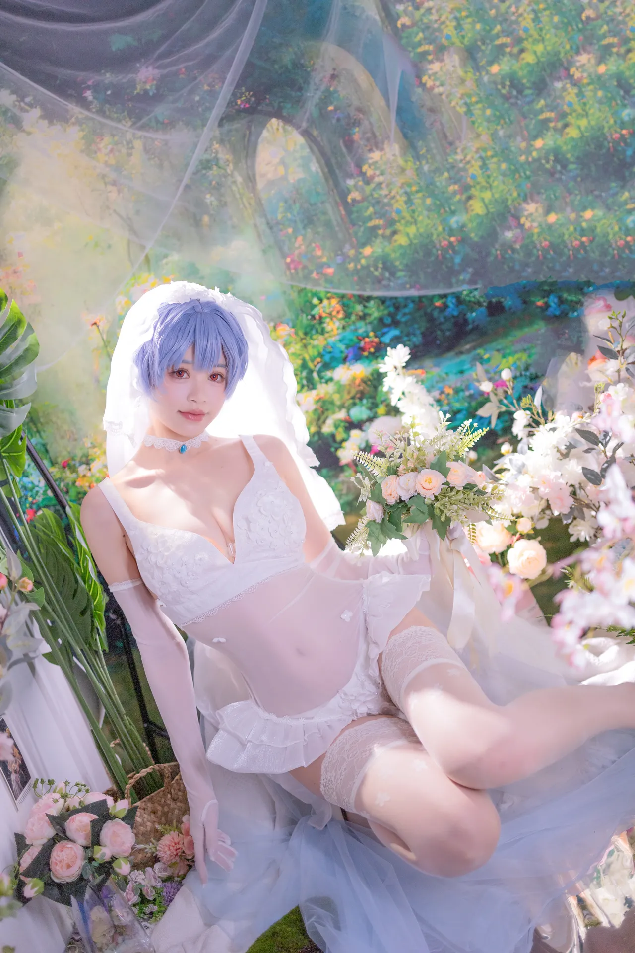 星黛鹿鹿（千反田鹿子） - EVA 绫波丽 花嫁-erohere6.webp