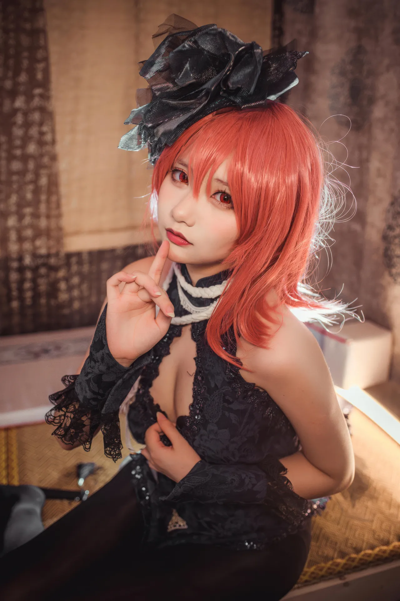 是一只熊仔 - 黑太子旗袍19P-63M-erohere19.webp