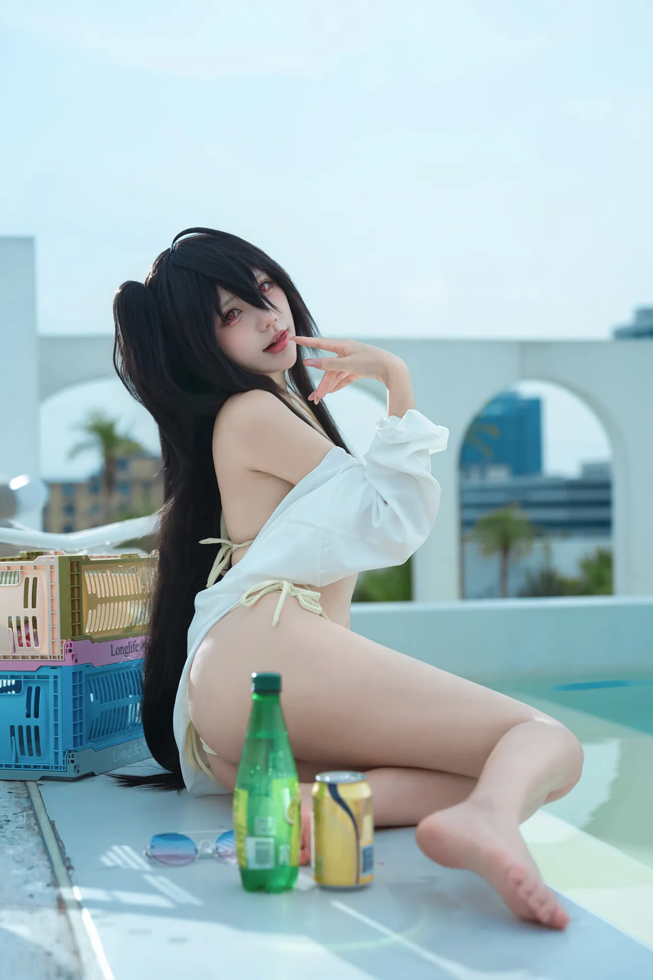 是一只熊仔吗 - 碧蓝航线 大凤 泳装-erohere27.webp
