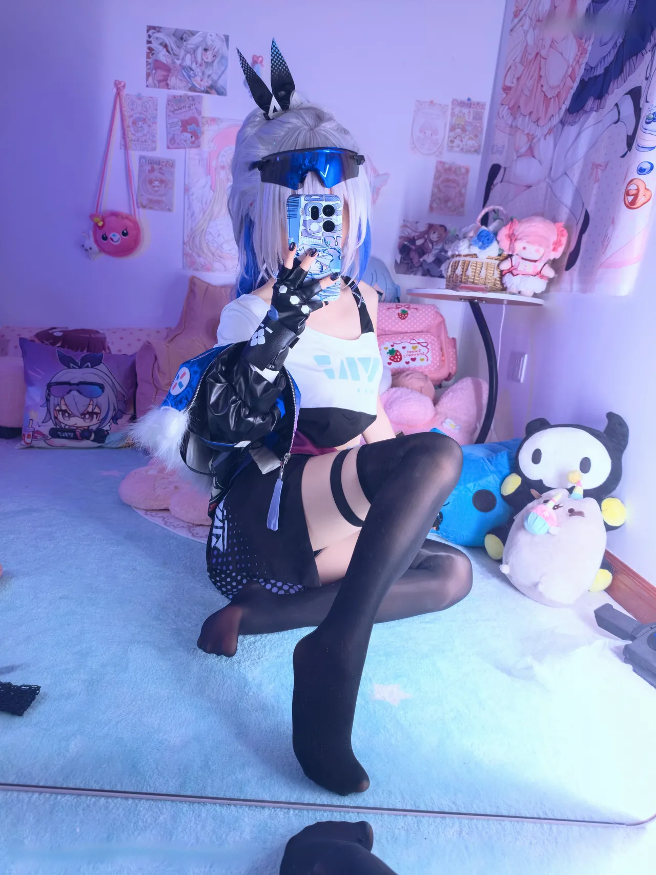 染三ran3 崩坏星穹铁道 银狼 衬衫 (108P + 7 videos as Animated WebP)-erohere50.webp